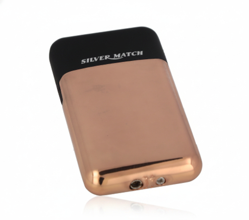 Silver Match Feuerzeug Blackwell Jet-Flame schwarz-rosegold
