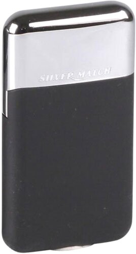 Silver Match Feuerzeug Blackwell Jet-Flame silber-schwarz Silver Match Feuerzeug Blackwell Jet-Flame silber-schwarz