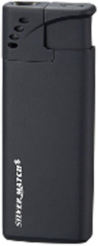 Silver Match Feuerzeug Jet Lisbonne schwarz