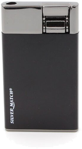 Silver Match Feuerzeug Jet Oslo schwarz-silber Silver Match Feuerzeug Jet Oslo schwarz-silber