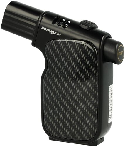 Silver Match Feuerzeug  Quadruple Jetflame Schwarz Silver Match Feuerzeug  Quadruple Jetflame Schwarz