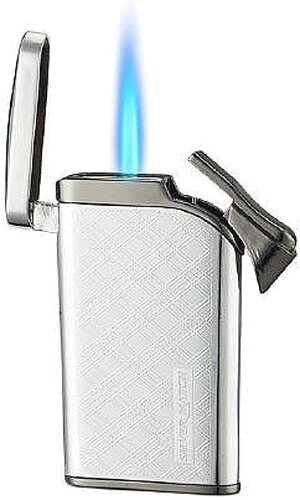 Silver Match Jetflame Silber Anthrazit Superslim Feuerzeug