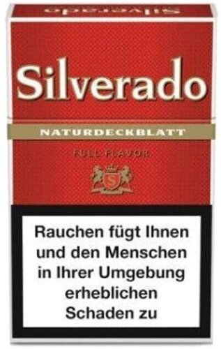 Silverado Filter Zigarillos Rot Full Flavor mit Naturdeckblatt 17er Silverado Filter Zigarillos Rot Full Flavor mit Naturdeckblatt 17er