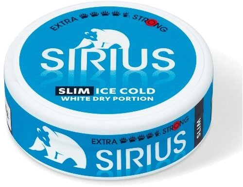 Sirius SLIM Ice Cold White Dry Portion Chewing Bags