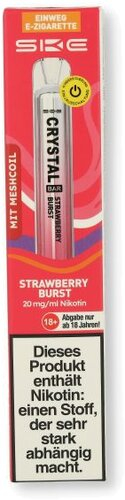 SKE Crystal Bar Strawberry Burst Einweg E-Zigarette 20mg SKE Crystal Bar Strawberry Burst Einweg E-Zigarette 20mg