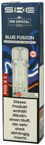 SKE Crystal Plus Prefilled Pod Blue Fusion 2x2ml 20mg