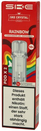 SKE Crystal Plus Prefilled Pod Rainbow 2x2ml 20mg