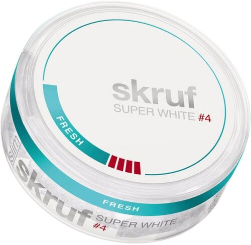 Skruf Super White #4 Fresh Slim Nicopods