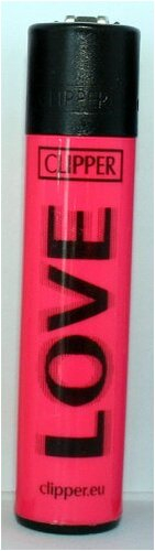 Clipper Feuerzeug Slogan 17 - 3/4 - Love