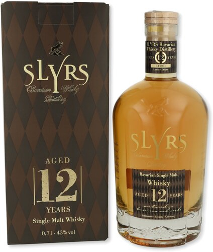 SLYRS Single Malt Whisky Aged 12 Years 43% vol. 700ml