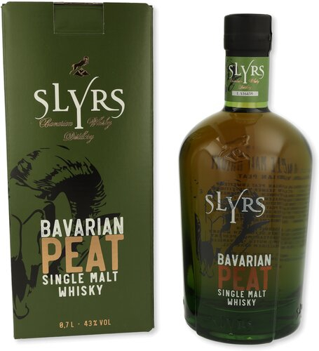 SLYRS Single Malt Whisky Bavarian PEAT 43% vol. 700ml