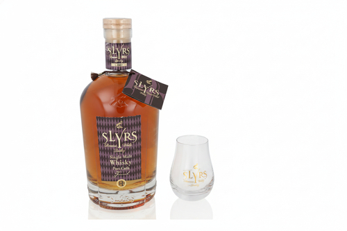 SLYRS Single Malt Whisky Port Cask Finish 46% vol. 700ml mit Glas