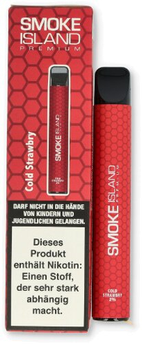 Smoke Island Einweg POD-System Cold Strawbry 20mg Smoke Island Einweg POD-System Cold Strawbry 20mg