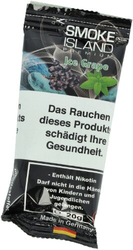 Smoke Island Ice Grape Tabakersatz mit Nikotin Smoke Island Ice Grape Tabakersatz mit Nikotin