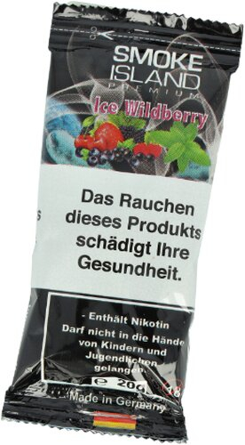 Smoke Island  Ice Wildberry Tabakersatz mit Nikotin