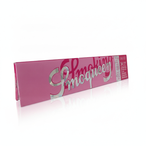 Smoking Smoqueen Rose Quartz Longpapes 34 Blatt