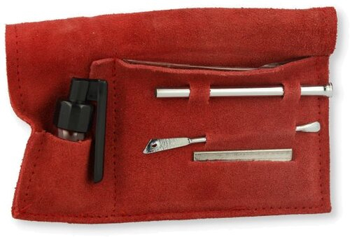 Snuf Set Nickel Finish Large Rot Snuf Set Nickel Finish Large Rot