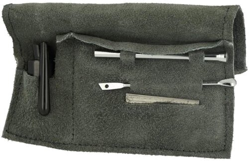 Snuff Set Chrom Finish Large Grau Snuff Set Chrom Finish Large Grau