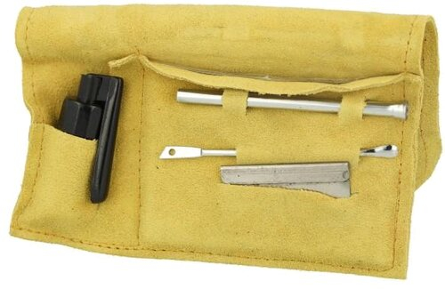 Snuff Set Chrom Finish Large Senffarben Snuff Set Chrom Finish Large Senffarben