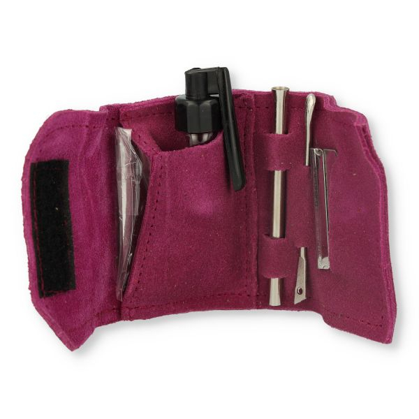 Snuff Set Nickel Finish Lila klein