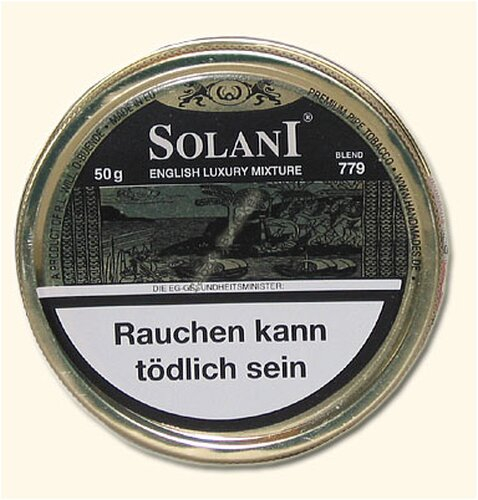 Solani Gold Pfeifentabak English Mixture Blend No 779 50g Dose Solani Gold Pfeifentabak English Mixture Blend No 779 50g Dose