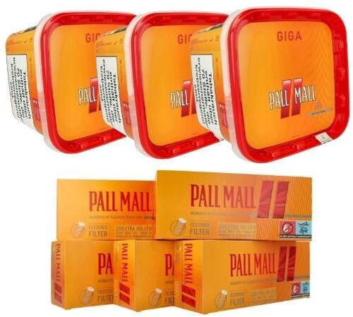 Sparpaket - 3 x Pall Mall Allround 260g Dose + 5x Pall Mall Allround 200 Hülsen Sparpaket - 3 x Pall Mall Allround 260g Dose + 5x Pall Mall Allround 200 Hülsen