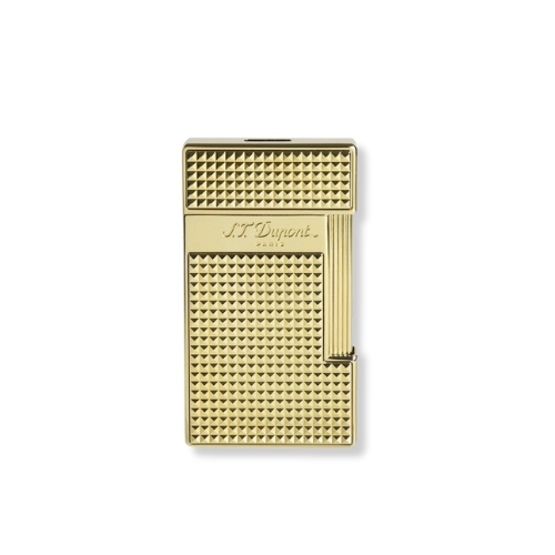 S.T. Dupont Jet Feuerzeug Slimmy Diamond Gold 028119