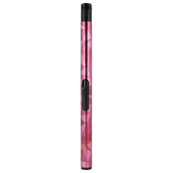 Stabfeuerzeug Piezo Prof 3D Sticker Tube rosa Stabfeuerzeug Piezo Prof 3D Sticker Tube rosa