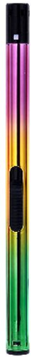 Stabfeuerzeug Piezo Prof Anodized Tube 3farbig lila-gelb-grün
