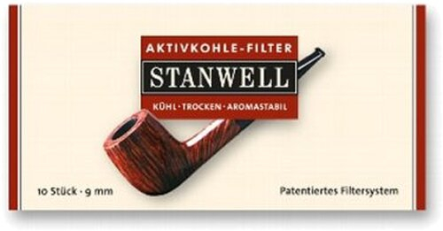 Stanwell Aktivkohlefilter Pfeifenfilter 10 Stück