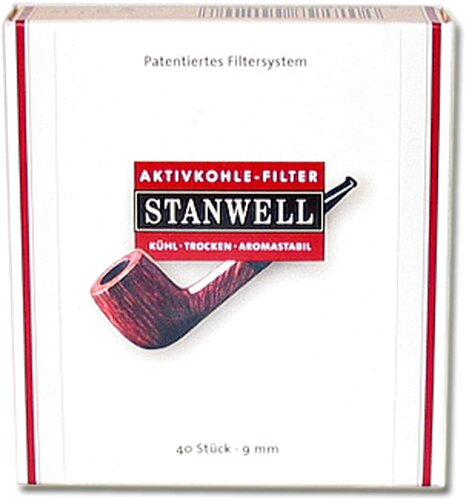 Stanwell Aktivkohlefilter Pfeifenfilter 40 Stück Stanwell Aktivkohlefilter Pfeifenfilter 40 Stück