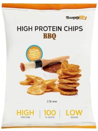 Supplify High Protein Chips BBQ 50g Chips Tüte