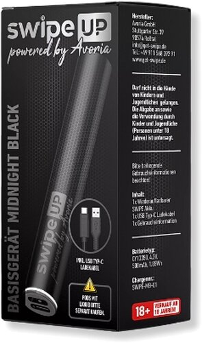 Swipe UP powered by Avoria Akkuträger Midnight Black Swipe UP powered by Avoria Akkuträger Midnight Black
