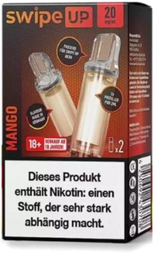 Swipe UP powered by Avoria Mango Prefilled Pods 2x2ml 20mg