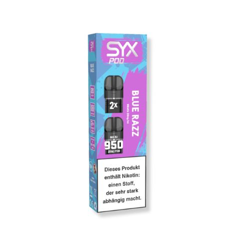 SYX Pod Cartridge Blue Razz 2x2ml 20mg