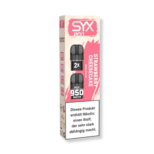 SYX Pod Cartridge Strawberry Cheesecake 2x2ml 20mg