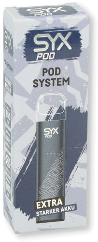 SYX Pod E-Zigarette Schwarz Metallic SYX Pod E-Zigarette Schwarz Metallic