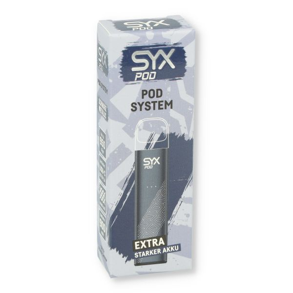 SYX Pod E-Zigarette Schwarz Metallic