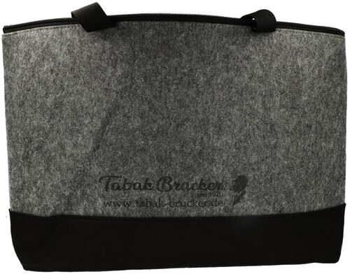 Tabak Brucker Filztasche Milan Schwarz/Grau Tabak Brucker Filztasche Milan Schwarz/Grau
