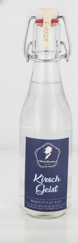 Tabak Brucker Kirsch Geist 39% Vol. 300ml