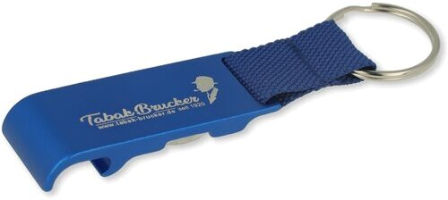 Tabak Brucker Multifunktionaler Schlüsselanhänger Blau