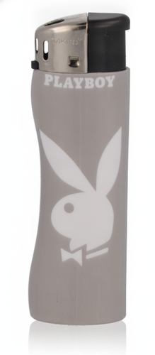 Takito Feuerzeug Maxi Electronic Curve Playboy grau