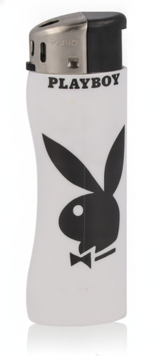Takito Feuerzeug Maxi Electronic Curve Playboy weiß