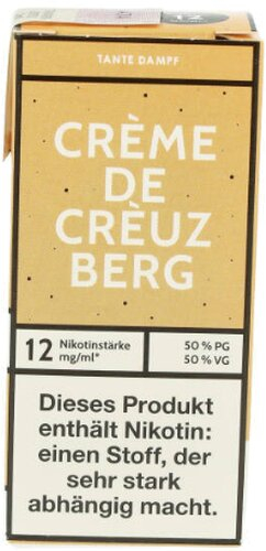 Tante Dampf Liquid Creme de Creuzberg 12mg Tante Dampf Liquid Creme de Creuzberg 12mg