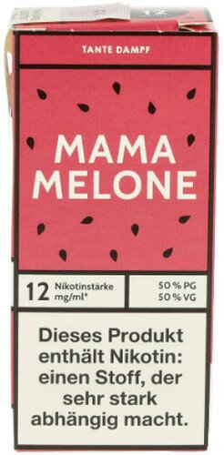 Tante Dampf Liquid Mama Melone 12mg Tante Dampf Liquid Mama Melone 12mg