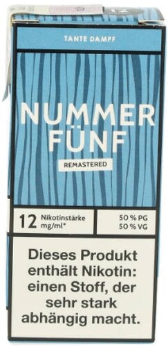 Tante Dampf Liquid Nummer Fünf 12mg Tante Dampf Liquid Nummer Fünf 12mg