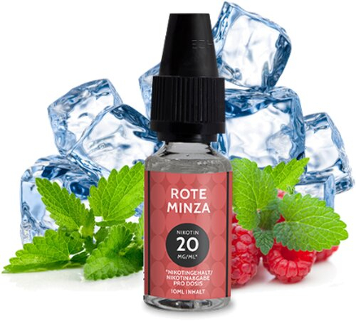 Tante Dampf Nikotinsalz Liquid Rote Minza 20mg Tante Dampf Nikotinsalz Liquid Rote Minza 20mg