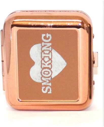 Taschenaschenbecher Smoking Kupfer