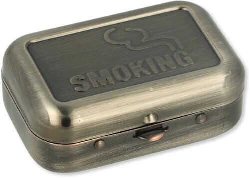 Taschenaschenbecher Smoking Silber