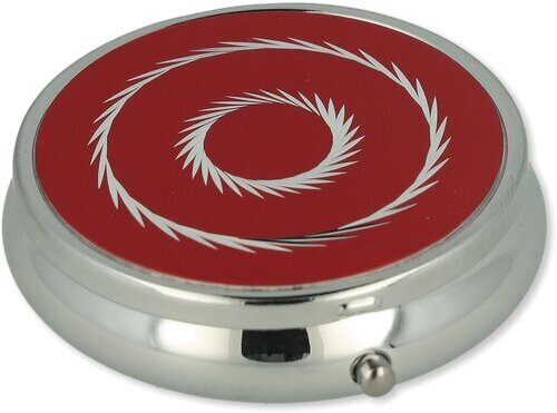 Taschenascher Kreise rund Rot